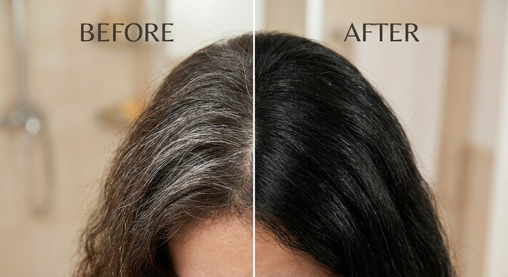 How to Cover Gray Hair Naturally with Henna – A Complete Step-by-Step Guide