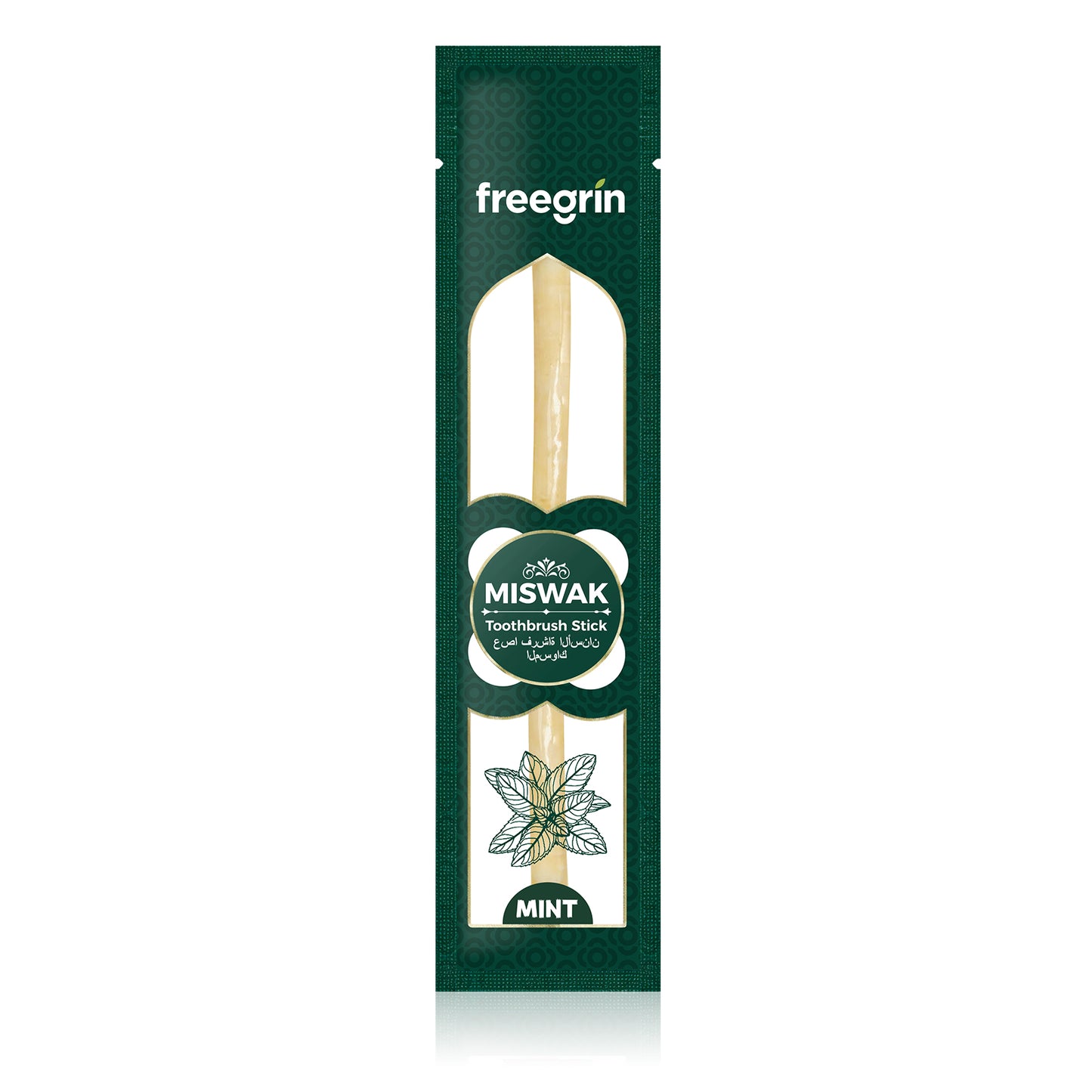 FreeGrin Miswak Stick (1 Pack) - Mint Flavor