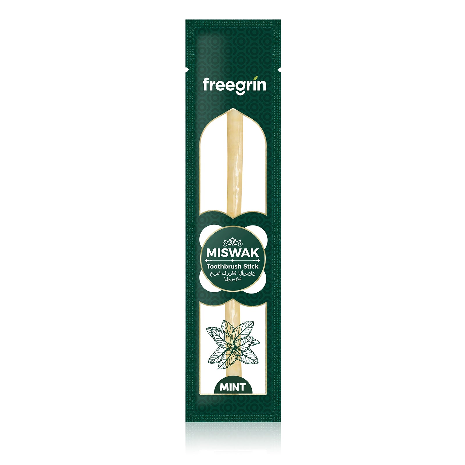 FreeGrin Miswak Stick (1 Pack) - Mint Flavor