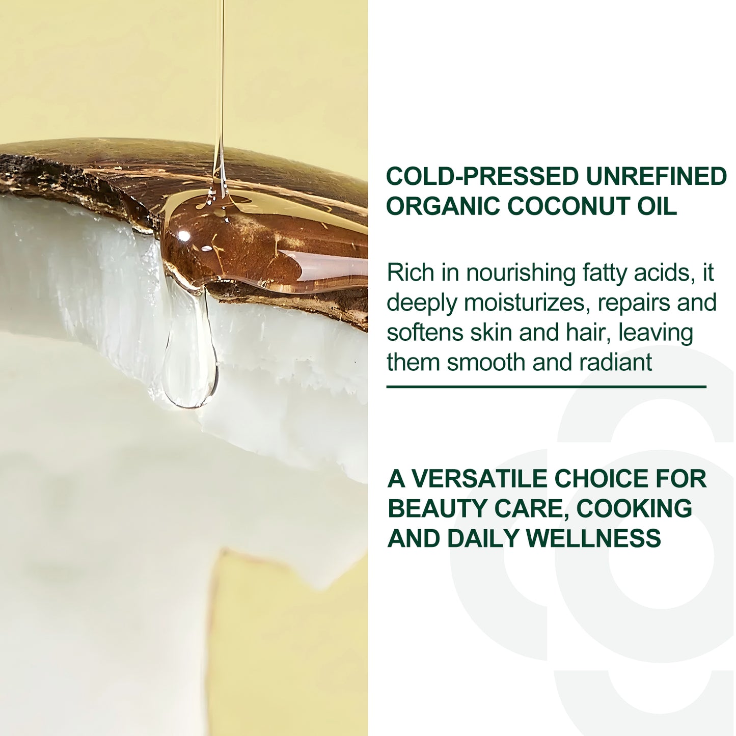Cold-Pressed & Unrefined Coconut Oil (16.9 FL.OZ.)
