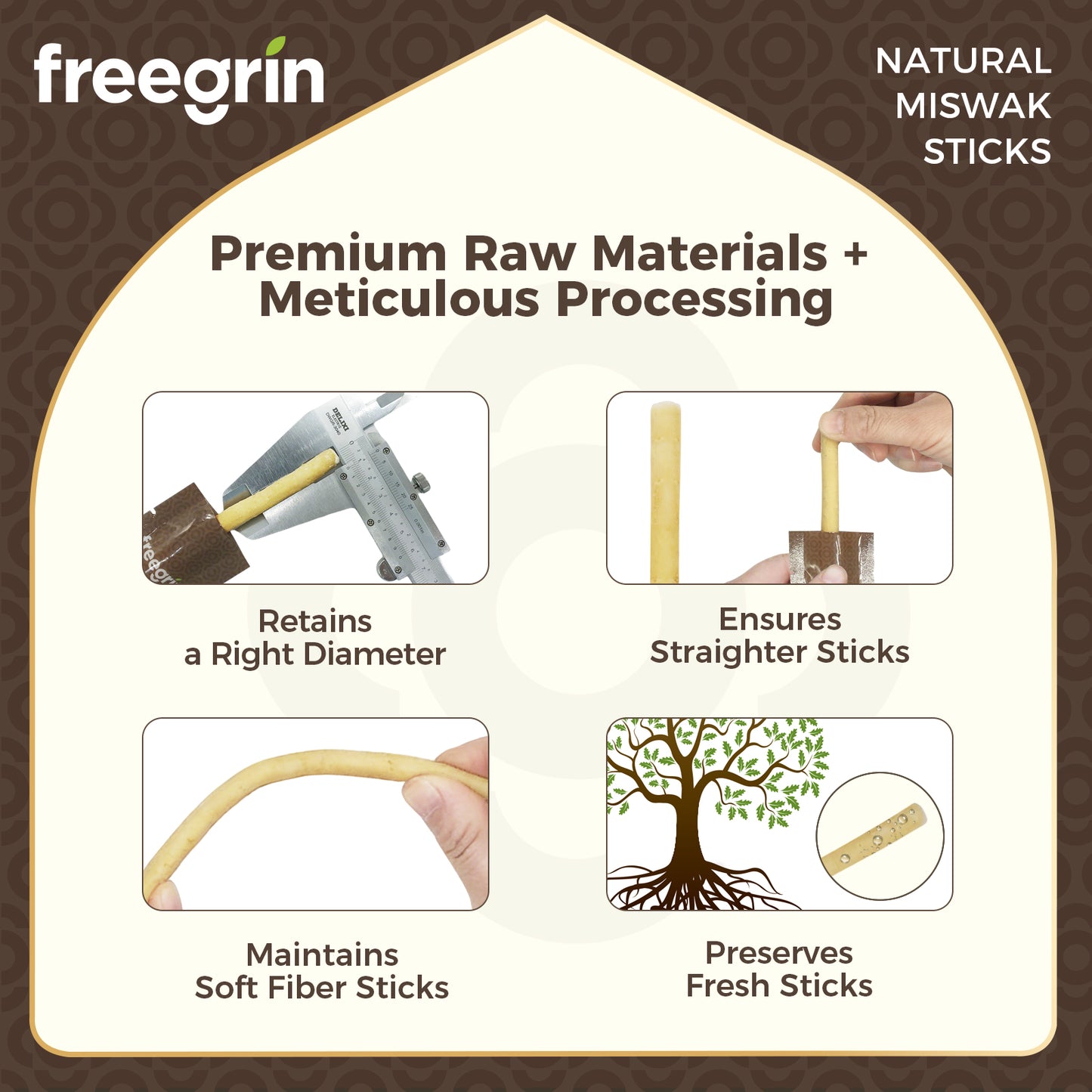 Clove Flavor Miswak Stick