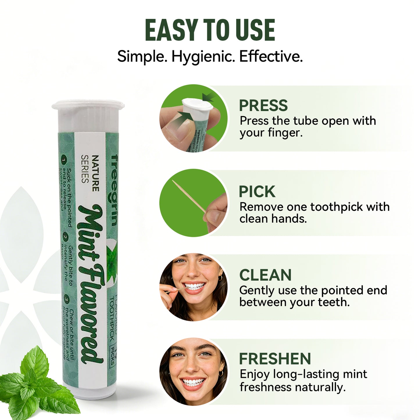 Mint Flavored Toothpicks (5x19 Picks)