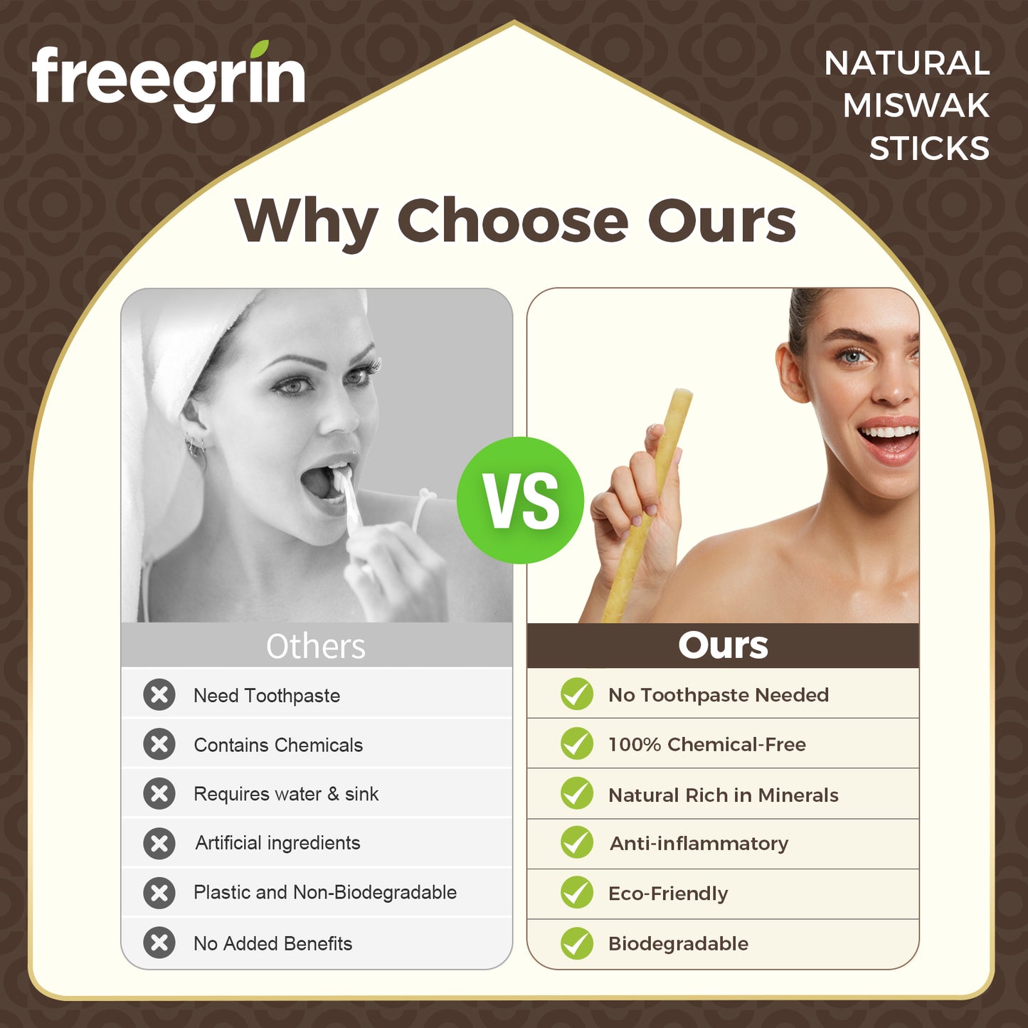 Clove Flavor Miswak Stick