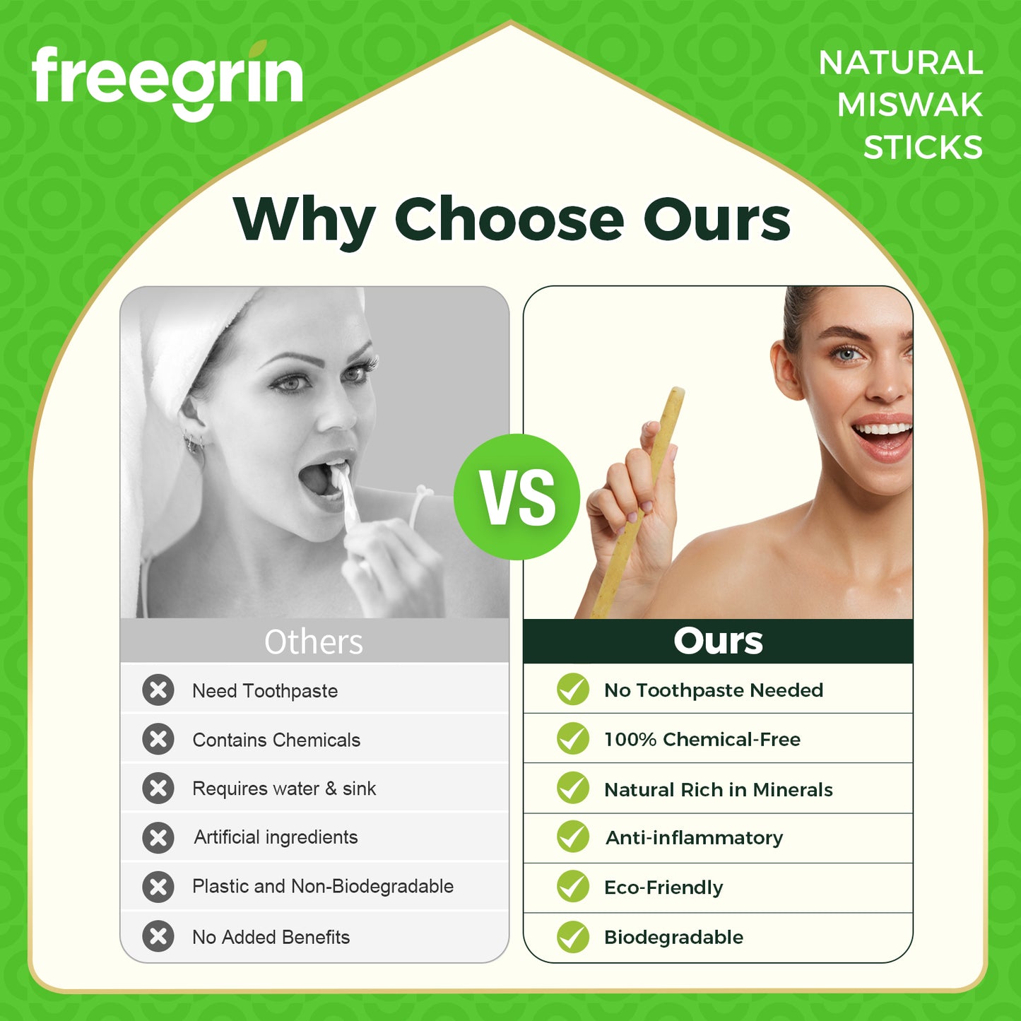 Coconut Flavor Miswak Stick