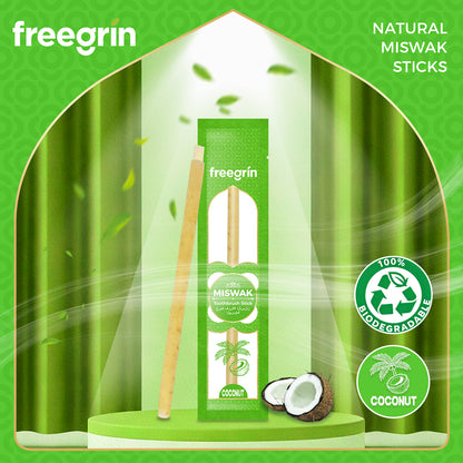 FreeGrin Miswak Stick (1 Pack) - Coconut Flavor