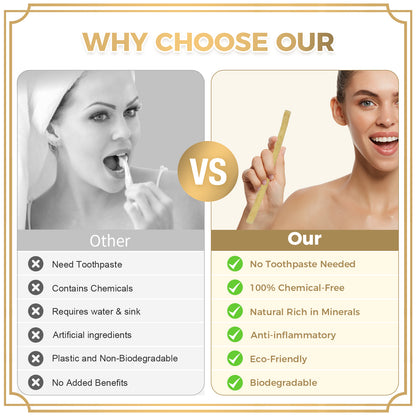 freegrin miswak vs traditional toothbrush chemical free