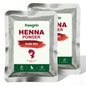 Freegrin pure red powder henna in silver resealable packets with cruelty free and ammonia free labels
