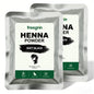 Twin pack of Freegrin Soft Black Henna Powder, 100g pouches. Natural, ammonia-free, and cruelty-free hair dye